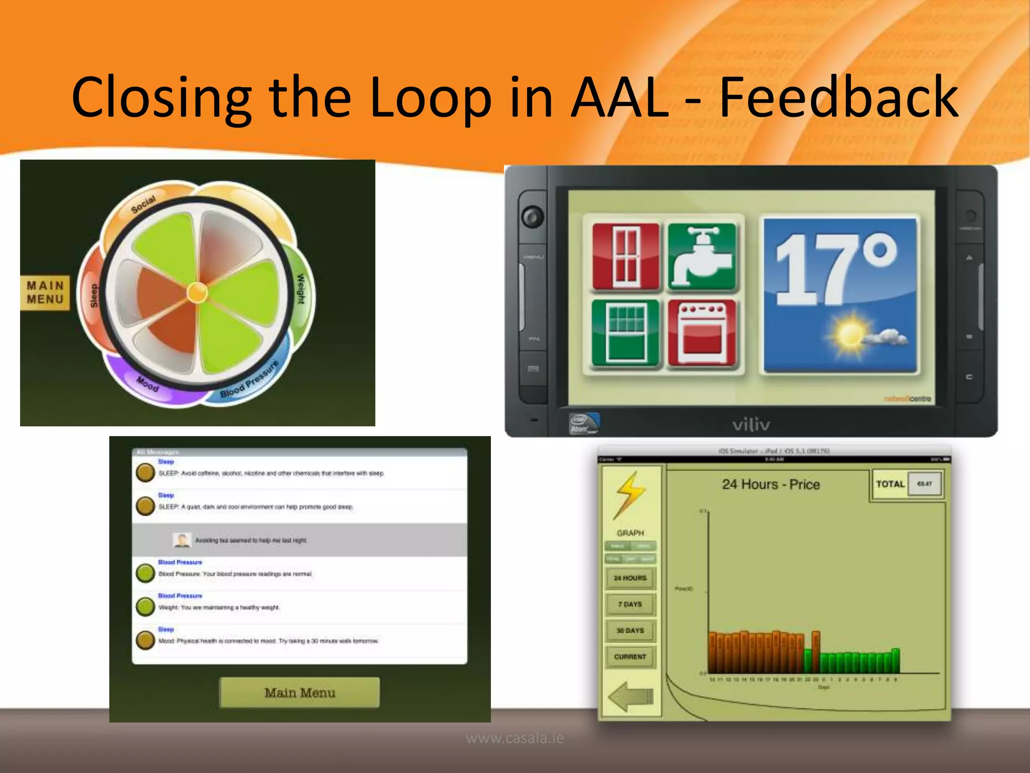 Closing the Loop in AAL - Feedback




               www.casala.ie
 