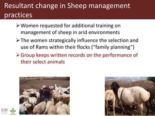 Integrating socio-economic attributes of rural communities in small ruminant improvement programs in sub-Saharan Africa