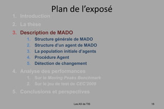 1.4.  L’optimisation dynamique (3 / 4)Les AS de TIS13Techniques d’optimisation dynamiqueAdaptation des métaheuristiques d’optimisation statique