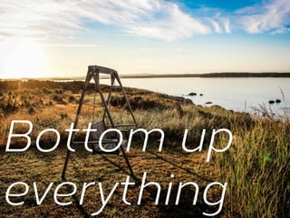 Bottom up
everything

 