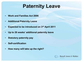 Flexible WorkingGranting of the requestRefusal of the requestFailure to follow proceduresIndirect sex discrimination