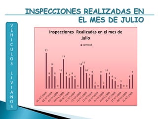 CUADRO RESUMEN DEL MES DE JULIO PARA VEHICULOS LIVIANOSVEHICULOSLIVIANOS