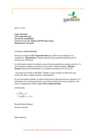 COMBINAR CORRESPONDENCIA