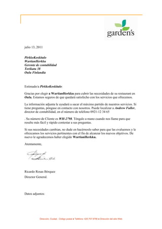 COMBINAR CORRESPONDENCIA