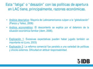 Presentación de Julio Guzmán, del BID en el World Business Forum en la ciudad de Guayaquil - 30 noviembre de 2010