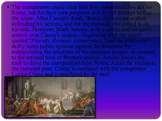 What Got Caesar into Trouble?It appears he was much more interested in things other than military conquest.After a series of civil wars that lasted until 48 B.C., Caesar declared himself Rome’s dictator for life. Many people believed that Caesar wanted more than just power; he wanted a powerful title.Many Romans assumed that Caesar was ready to declare himself King of Rome and eliminate the five hundred year old republic of which the Romans were so proud. 