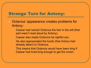 Julius caesar act 3 ppt | PPT