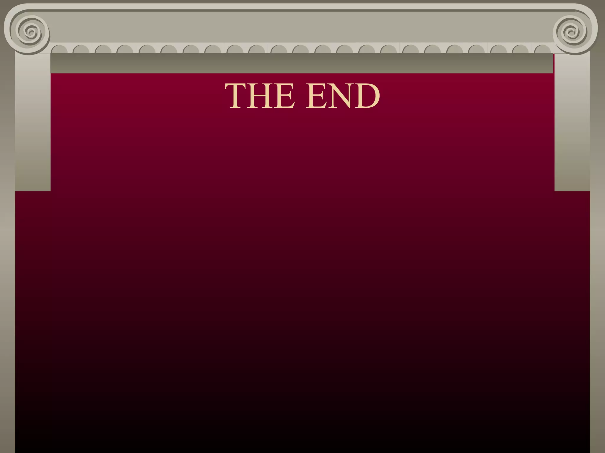 THE END 