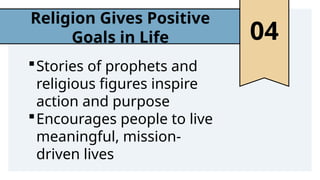 Positive Rligion THE ROLE OF RELIGION IN SOCIETY POSTIVE EFFECTS.pptx