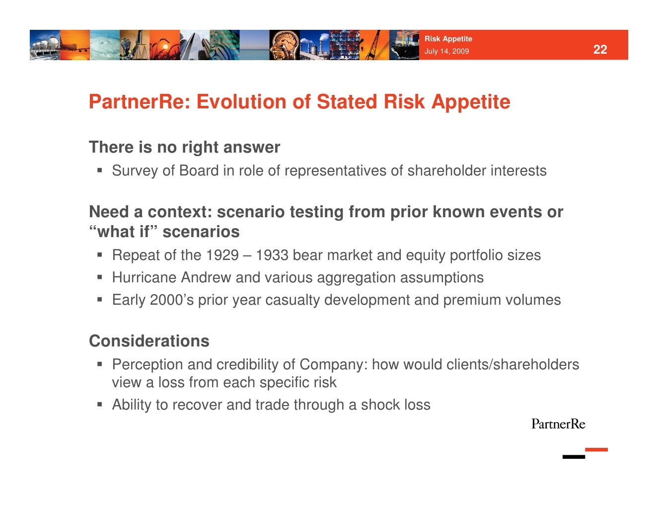 Risk Appetite