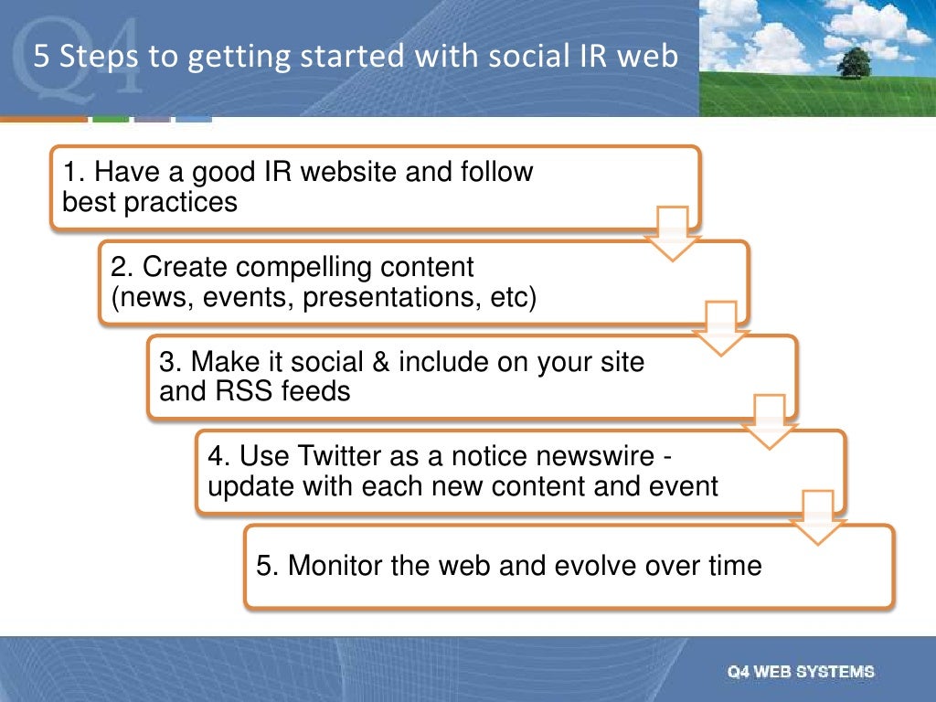 5 Steps to getting started