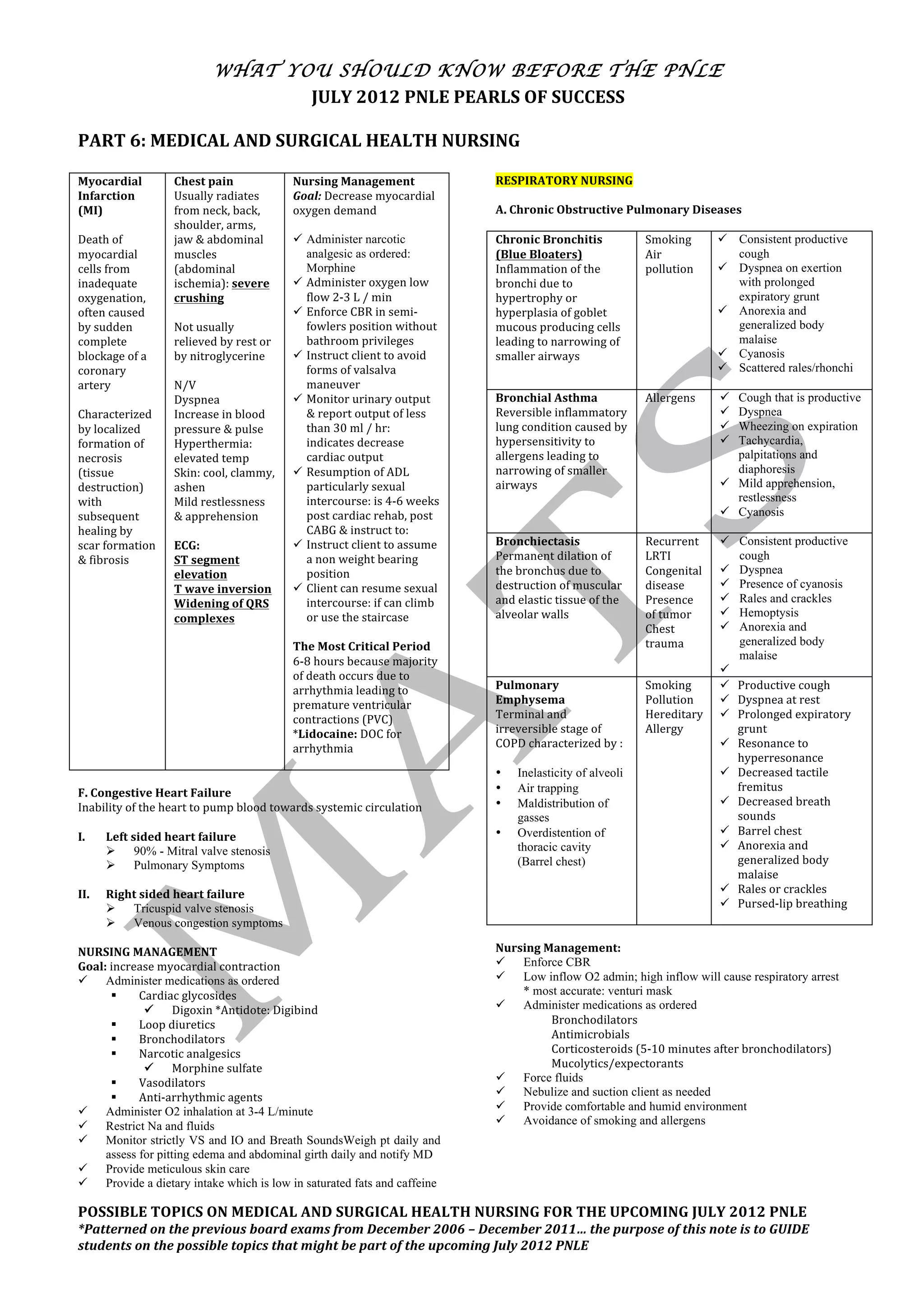 July 2012 nle tips ms | PDF
