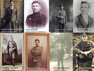 Petros Hadjichristodoulou
@Όμηρος Χατζηστυλλής
Július Kňazeje
@Jana Judinyová – Babirátová
Vittorio Cortelletti
@Daniela Andreotti
Domenico Zappettini
@Domenico Zappettini
Alphonse Reubrecht
@Joseph Keersebilck
Oswin Arthur Ellrich
@Helge Hemme
Henri Vanderdonck
@Eddy Verschueren
Walter Fielder
@Keith Fielder
 