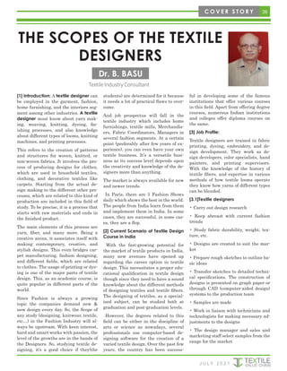 Textile Value Chain- JULY 2021 | PDF