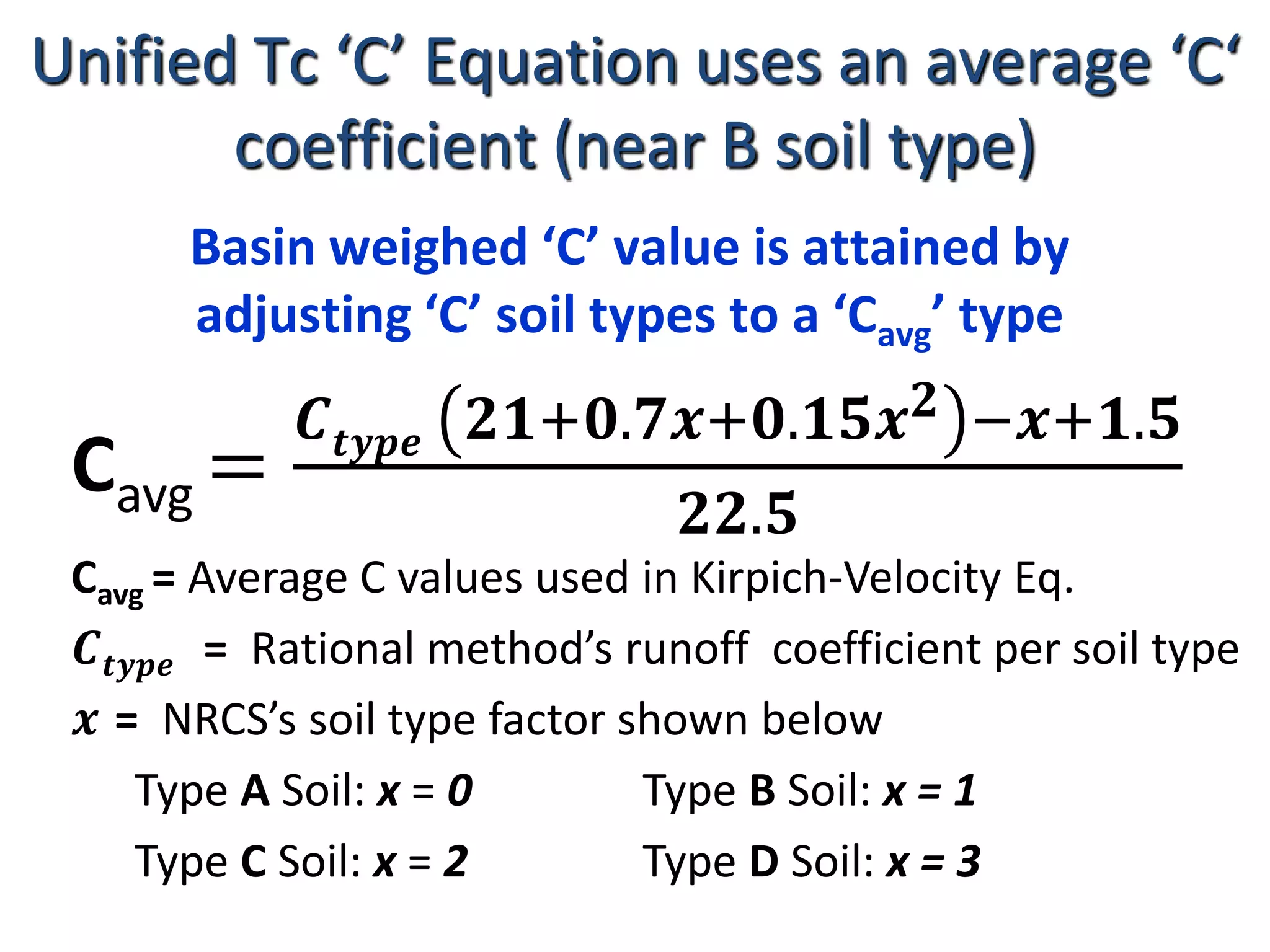 Kirpich Rational Method July 30-130-Ken Kagy2 | PDF