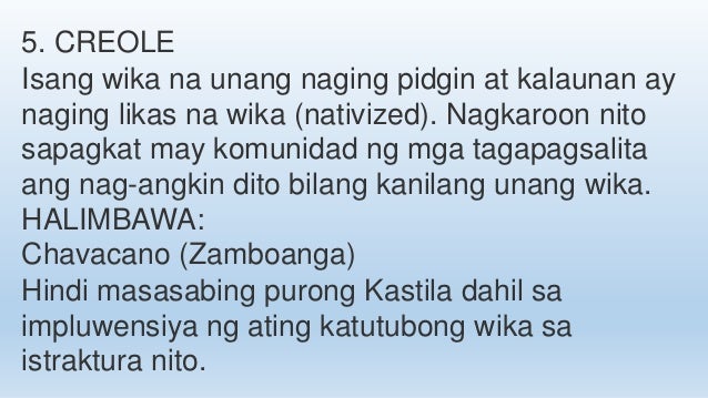 Kahulugan Ng Unang Wika – Halimbawa