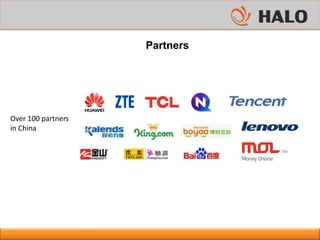 Partners
Over 100 partners
in China
 