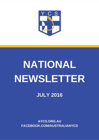 AYCS National Newsletter - July 2016