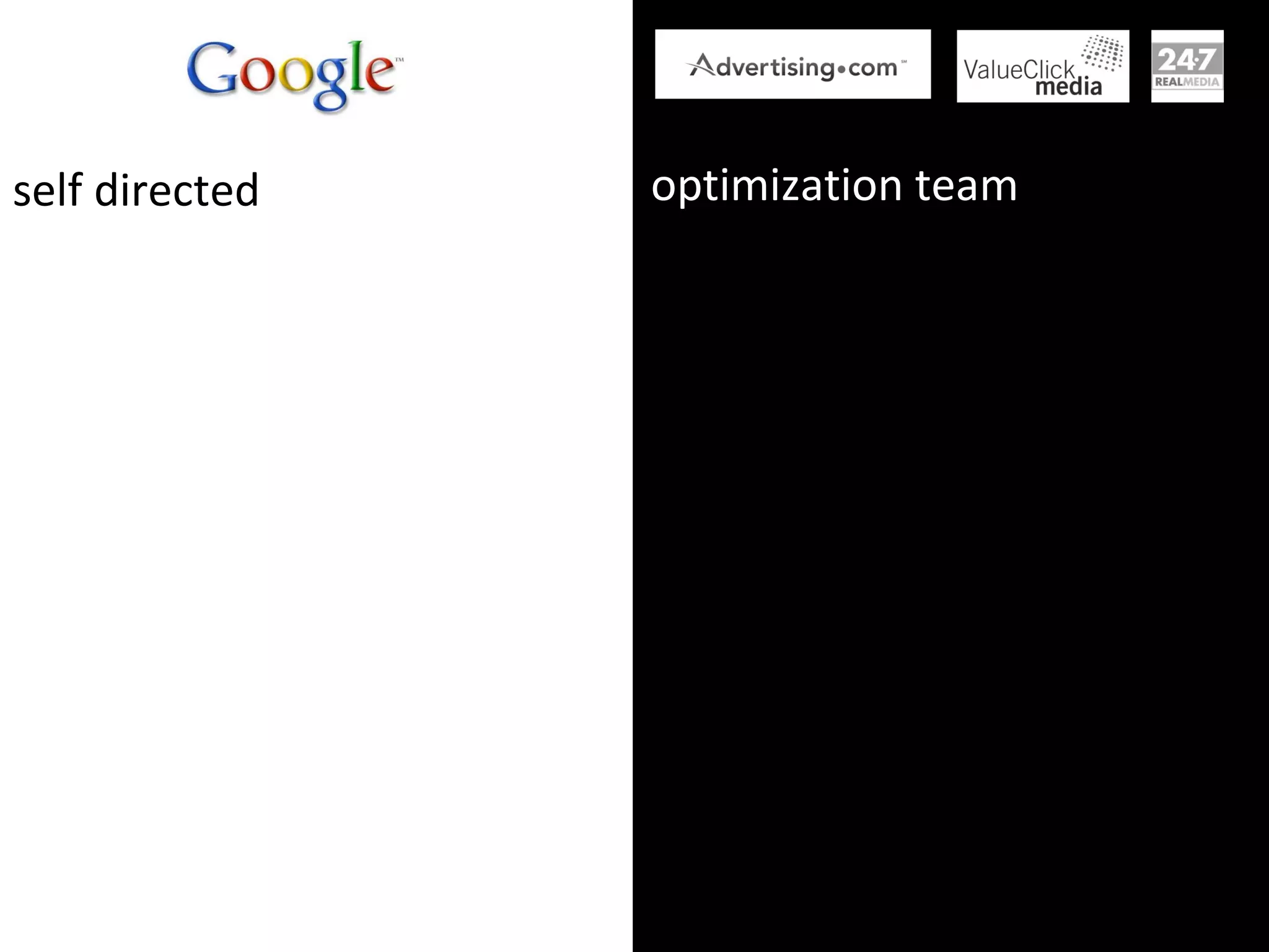 self directed optimization team 