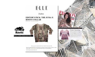 Roots x JUMA collaboration line
 