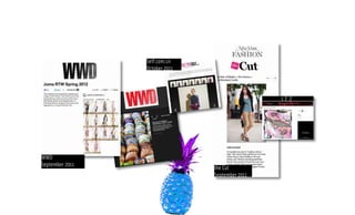 the Cut
September 2011
WWD
September 2011
Self.com.cn
October 2011
 