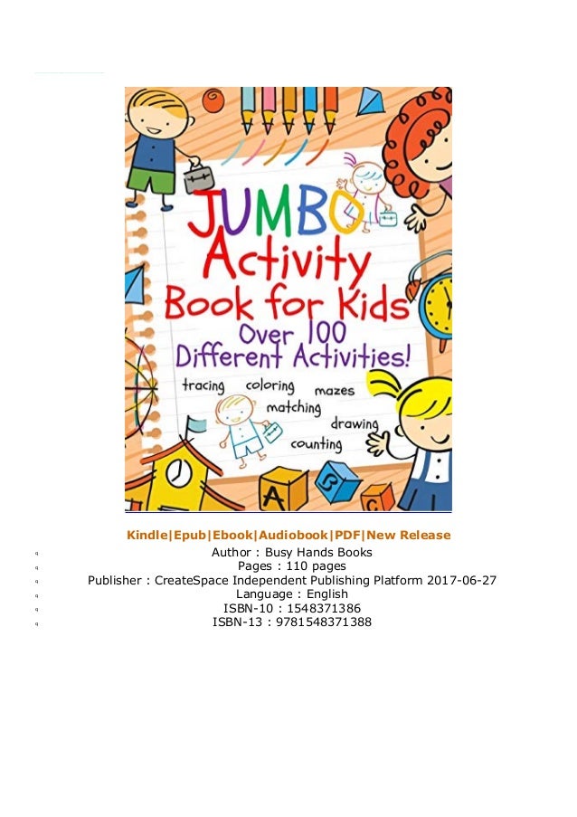Download Pdf Jumbo Activity Book For Kids Jumbo Coloring Book And Activity