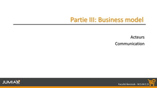 Faculté Benmsik - M.S.M.C.O
Acteurs
Communication
 