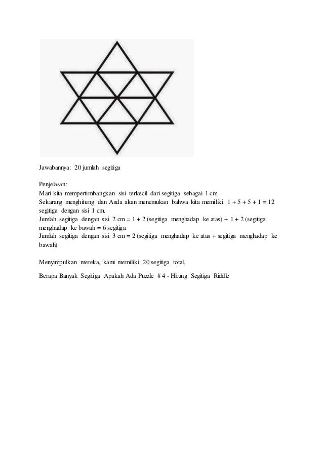 Berapa Jumlah Segitiga Part 2