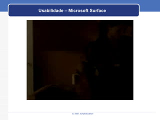 Usabilidade – Microsoft Surface 