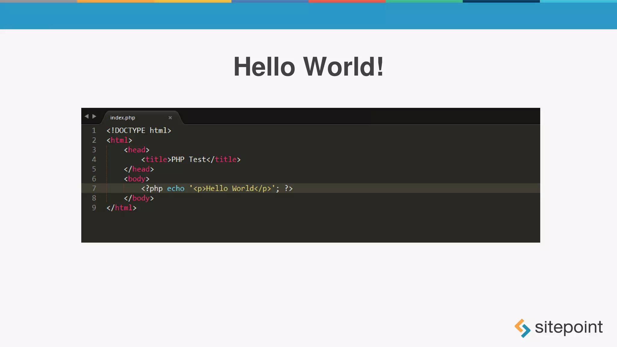 Hello World!
 