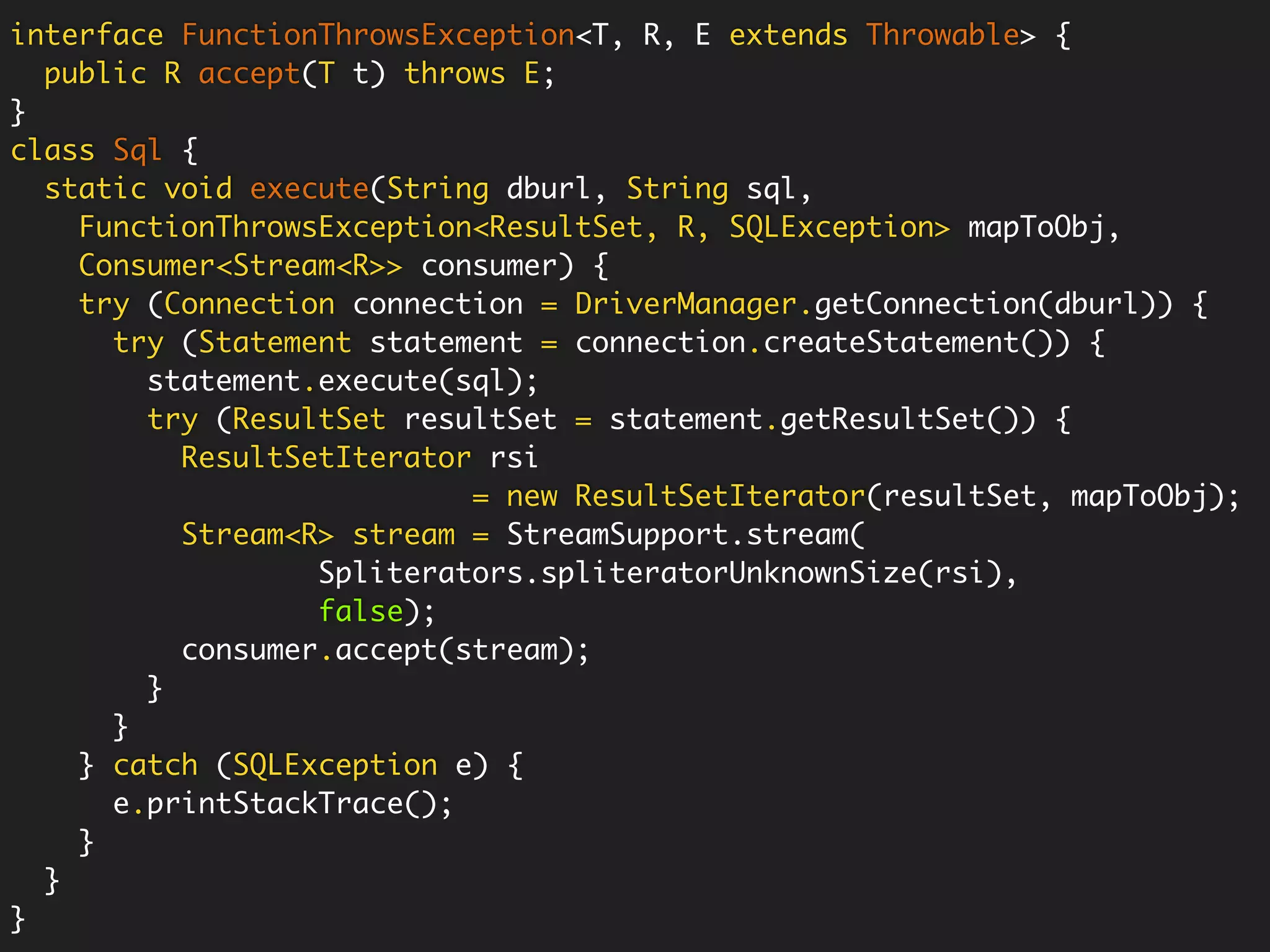 Additional Scenarios to consider
What about large data-set (memory concern)?
If I need only first few elements, then why do
I need to go through every element? Can I not
short-circuit the processing?
Pros Cons
No mutation and SRPier
functions
End-up creating many
intermediate lists in the
call chain.
Improved Readability
What about memory
utilisation and
performance?
 