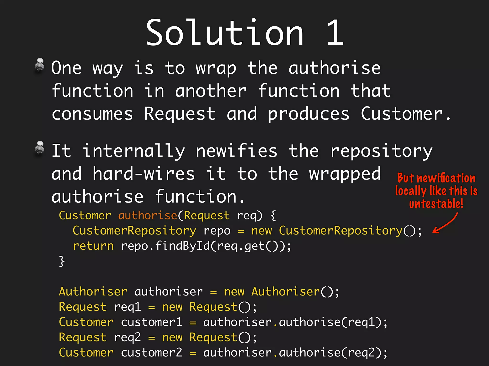 interface FunctionThrowsException<T, R, E extends Throwable> {
public R apply(T t) throws E;
}
class Sql {
static void execute(String dburl, String sql,
FunctionThrowsException<ResultSet, R, SQLException> mapper,
Consumer<Stream<R>> consumer) throws SQLException {
try (Connection connection = DriverManager.getConnection(dburl)) {
try (Statement statement = connection.createStatement()) {
statement.execute(sql);
try (ResultSet resultSet = statement.getResultSet()) {
Iterator rsi = new ResultSetIterator(resultSet, mapper);
Stream<R> stream = StreamSupport.stream(
Spliterators.spliteratorUnknownSize(rsi,
Spliterator.ORDERED),
false);
consumer.accept(stream);
}
}
} catch (SQLException e) {
throw e;
}
}
}
 