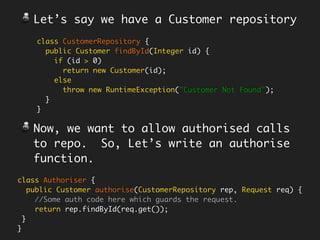 Subsumed Nested Loops
List<List<?>> combinations(List<?> one, List<?> two) {
return one.stream()
.flatMap(o ->
two.stream().map(t ->
Arrays.asList(o, t)))
.collect(Collectors.toList());
}
List<Character> alphabets = Arrays.asList('a', 'b');
List<Integer> numbers = Arrays.asList(1, 2);
List<List<?>> combo = combinations(alphabets, numbers);
System.out.println(combo); // [[a, 1], [a, 2], [b, 1], [b, 2]]
 