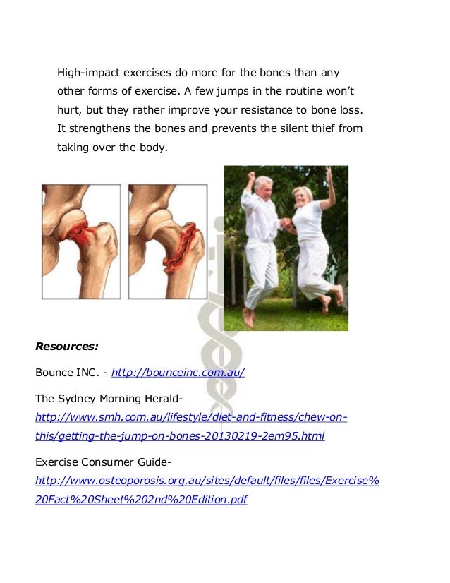 Jumping and osteoporosis