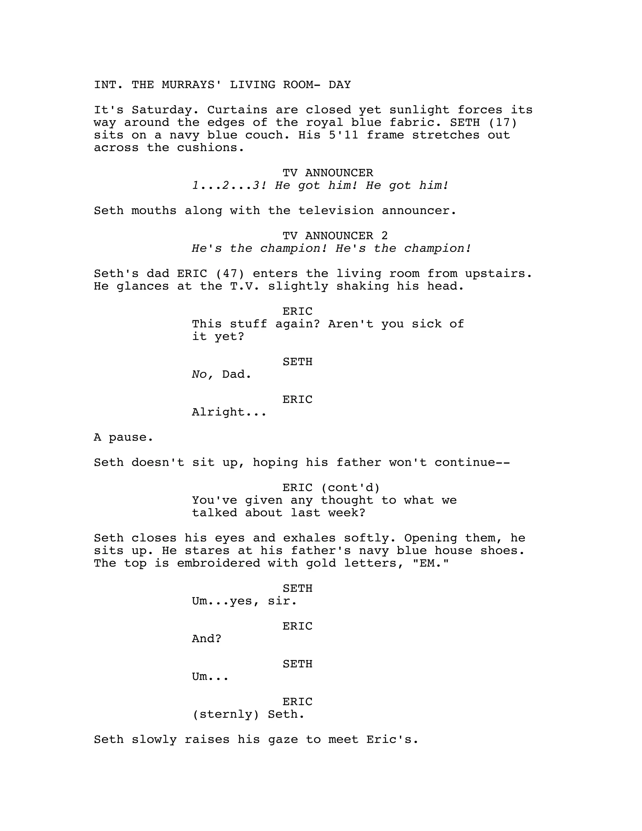 Jumping-Off Point Script: Becoming a Champion | PDF
