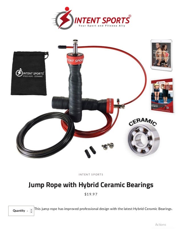 Jump Rope With Hybrid Ceramic Bearings Sports And Fitness Equipment