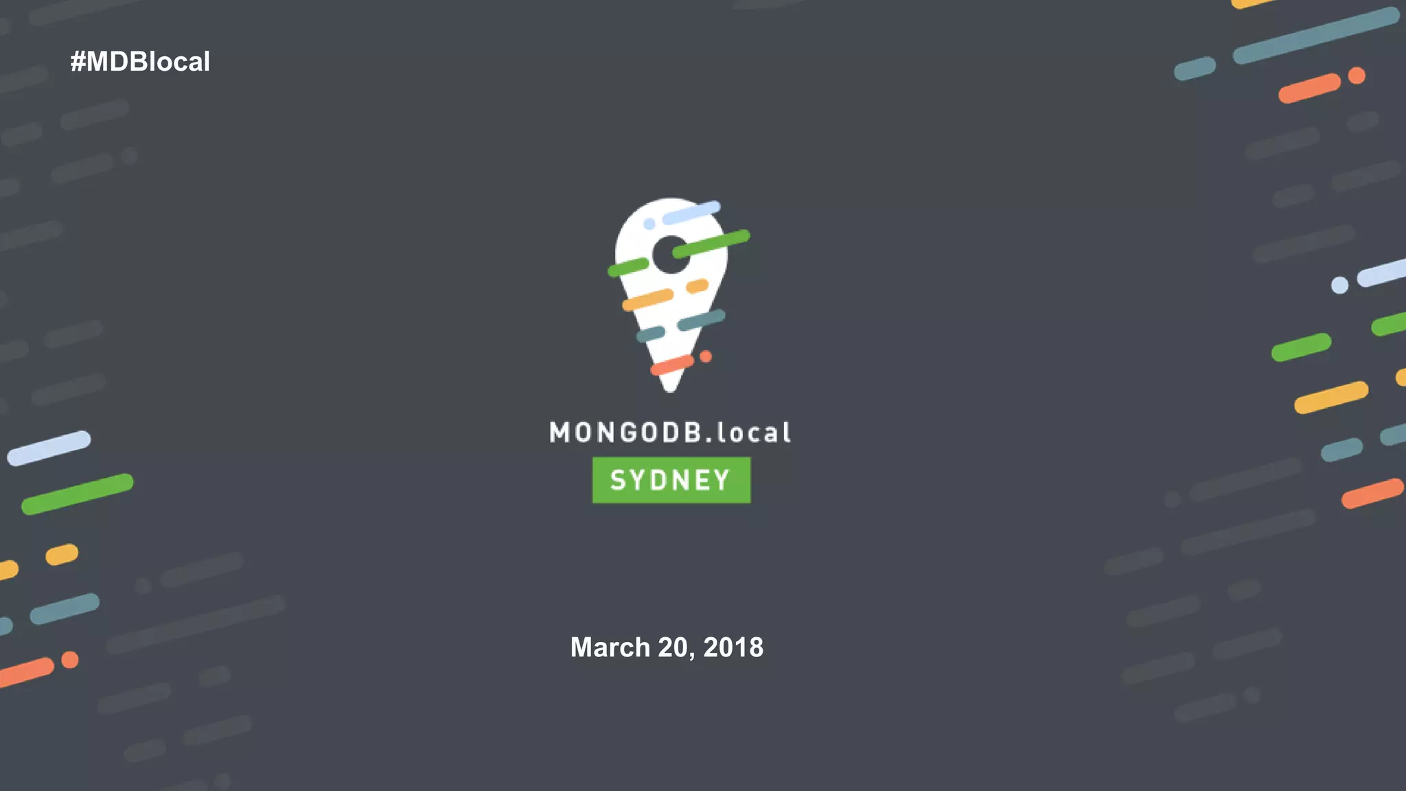 #MDBlocal March 20, 2018 