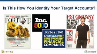 Is This How You Identify Your Target Accounts?
 