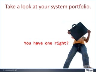 What’s it cost?Windows Azure Pre-Paid PricingDevelopment Accelerator ExtendedDevelopment Accelerator CoreSQL Azure Development Accelerator Core750 Hours (small compute)10GB Storage1,000,000 transactions7 GB in / 14 GB out 1,000,000 AppFabric transactionsAdds a 10GB SQL Azure DBSingle 10GB Sql Azure DatabasePRICE$59.95 / Mo6 Mo commitment term54% off normal ratePRICE$109.956 Mo commitment term52% offPRICE$74.95 / Mo6 Mo Commitment Term25% off