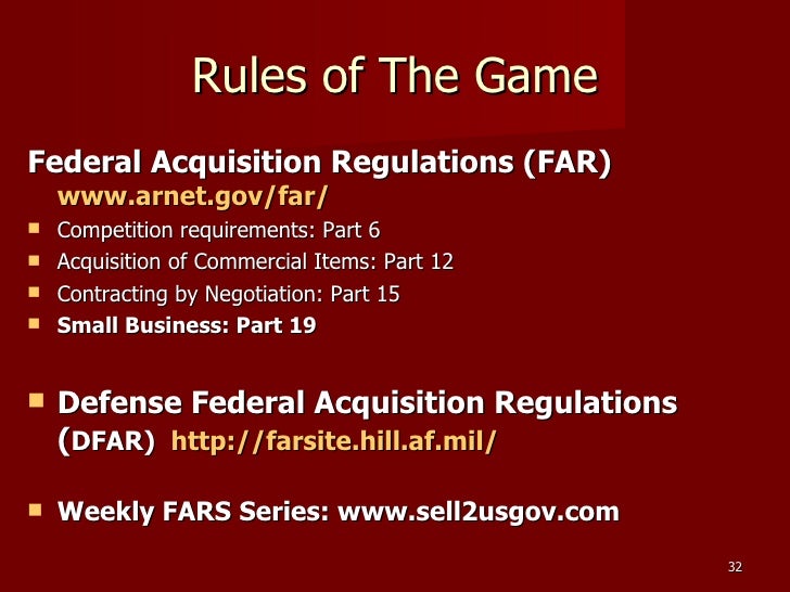 federal acquisition regulation small business subcontracting plan