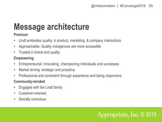 Jumpstarting content strategy with a message architecture at Converge2015 Slide 55