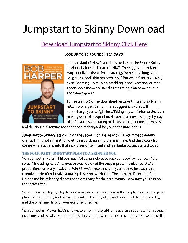 Jumpstart to skinny download