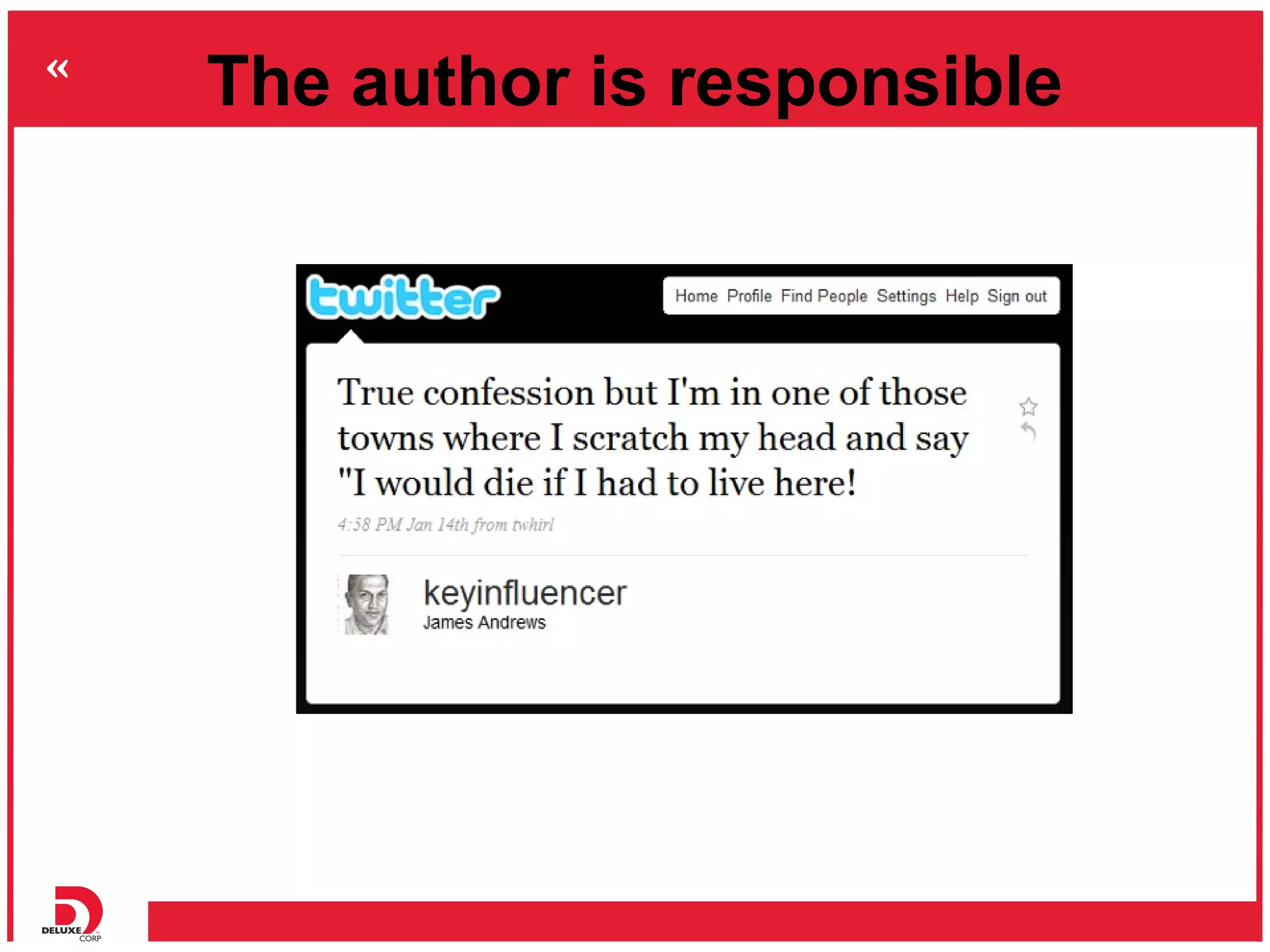 The author is responsible
 