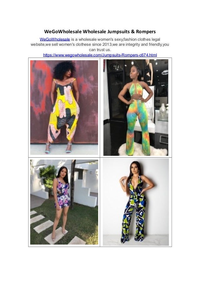 wholesale women's jumpsuits rompers