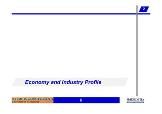 2




Economy and Industry Profile


                    6
 