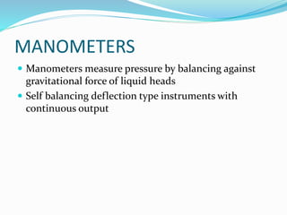 Water Balance Instrument measurement devices used in hydro power projects | PPTX