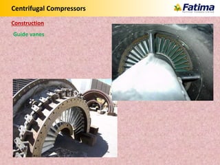 Centrifugal Compressors
Guide vanes
Construction
 