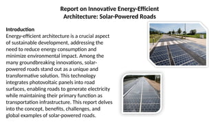 Building insulation with energy efficient material | PPTX