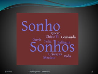 30/01/2019 E agora o projeto....está na rua 35
 