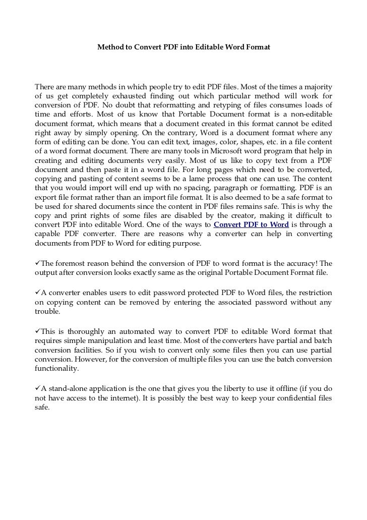 How To Convert PDF To Word Editable Text Online Free - OCR
